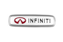 Infiniti Hliníkový štítok na autokoberce (1 ks) fotografia 1