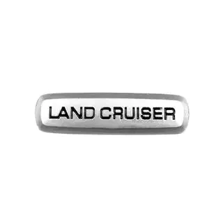 Land Cruiser hliníkový štítok na rohože (1 ks) fotografia 1