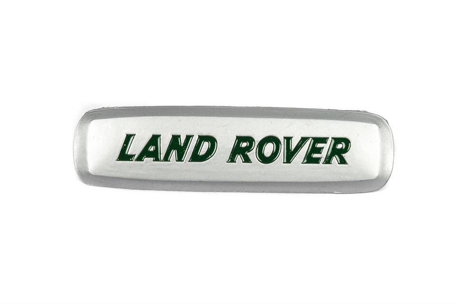 LandRover Hliníkový štítok na autokoberce (1 ks) Fotografia 1