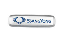 SsangYong Hliníkový štítok na autokoberce (1 ks) fotografia 1