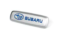 Subaru Hliníkový štítok na autokoberce (1 ks) fotografia 1