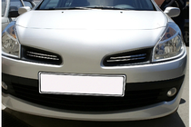 Renault Clio III 2005–2012 Lišty na mriežku (4 ks, nerez) fotografia 1