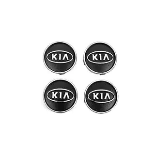 Čierne stredové krytky diskov kia60tur-bl (59 mm na 55 mm, 4 ks) fotografia 2