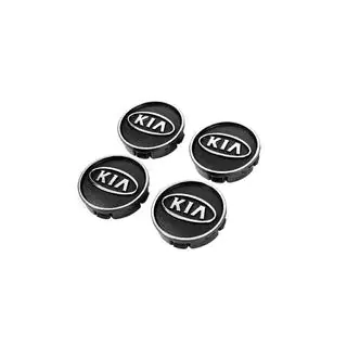 Čierne stredové krytky diskov kia60tur-bl (59 mm na 55 mm, 4 ks) fotografia 1