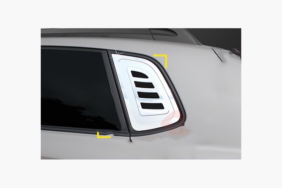 Hyundai Tucson JM 2004– Chrómové lišty na trojuholníkové okná (2 ks, ABS) Image