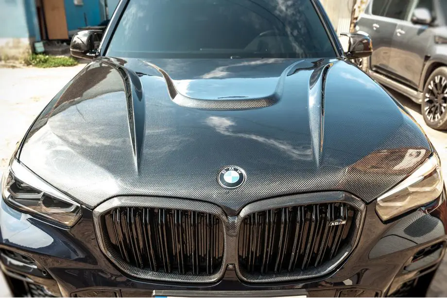 BMW X5 G05 2019–2026 Karbonová kapota V1 (G05/F95) Fotografia 2