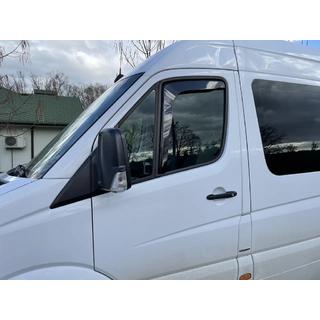 Okenné deflektory, vkladacie (2 ks, HEKO) Mercedes Sprinter W906 2006–2018 fotografia 3