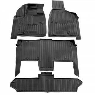 Stingray 3D gumové rohože do interiéru (4 ks) Dodge Grand Caravan V 2008–2020