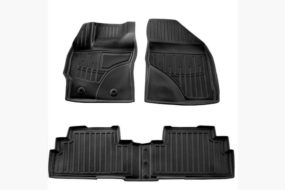 Toyota Verso 2009–2018 Stingray 3D gumené koberce do interiéru (2009-2018, 4 ks) Fotografia 1