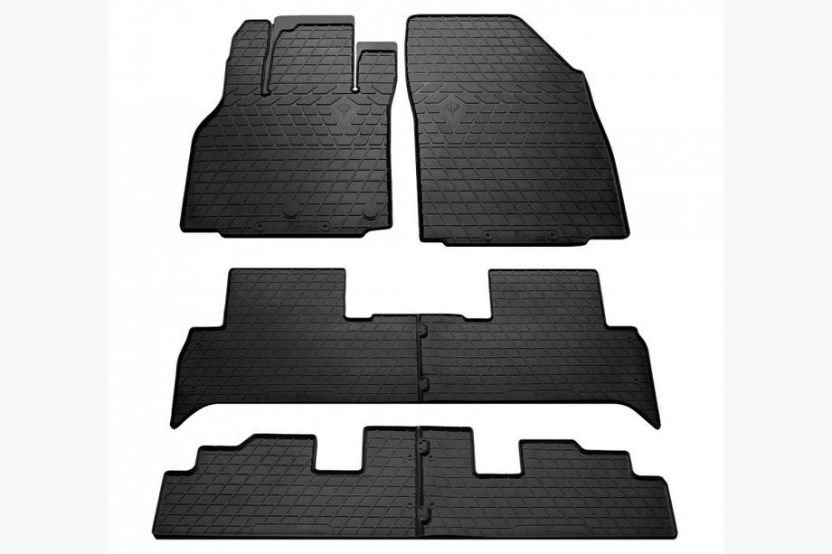 Renault Scenic/Grand 2009–2016 Gumené autokoberce do interiéru Stingray (3 rady sedadiel, 6 ks) Image