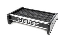 Volkswagen Crafter 2016– Polička na palubnú dosku (čierna s čiernym prešívaním) fotografia 3