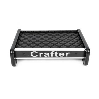 Polička na palubnú dosku (čierna s čiernym prešívaním) Volkswagen Crafter 2016– fotografia 1