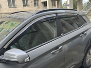 Hyundai Kona 2023– Okenné deflektory s chrómovou lištou (4 ks, Niken) fotografia 2