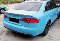 Audi A4 B8 2007–2015 DPT M4 spojler (ABS, čierny vysoký lesk) fotografia 3
