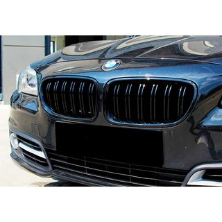 Obličkové mriežky M-Look (lesklá čierna) BMW 5. rad F10/F11 2010–2016 fotografia 1