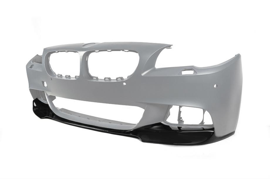 BMW 5. rad F10/F11 2010–2016 Predný nárazník lip spojler DPT Lip V-3 (pre M-Performance, lesklá čierna) Fotografia 10