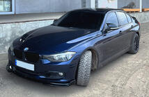 BMW rad 3 F30/F31 2012–2019 DPT Lip predná lišta nárazníka pre sériovú verziu (2015-2018, lesklá čierna) fotografia 4