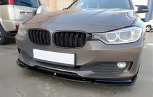 BMW rad 3 F30/F31 2012–2019 DPT Lip predná lišta nárazníka pre sériovú verziu (2015-2018, lesklá čierna) fotografia 3