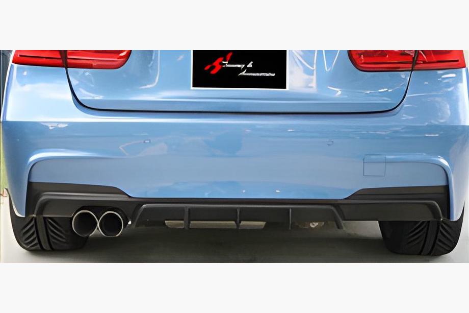 BMW rad 3 F30/F31 2012–2019 Zadný difúzor DPT V-1 (pre M Performance, čierny lesk) Image