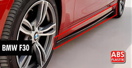 BMW rad 3 F30/F31 2012–2019 Kryty prahov DPT V-1 (pre M-Sport prahy, čierny lesk) fotografia 1