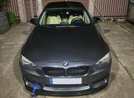 BMW rad 3 F30/F31 2012–2019 DPT Lip V-2 lip spojler predného nárazníka (Pre M3, lesklá čierna) fotografia 6