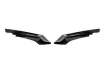 BMW 4 séria F32/F33/F36 2012–2020 Lip predného nárazníka DPT Flap V-1 (pre M-Technic, lesklá čierna) fotografia 8