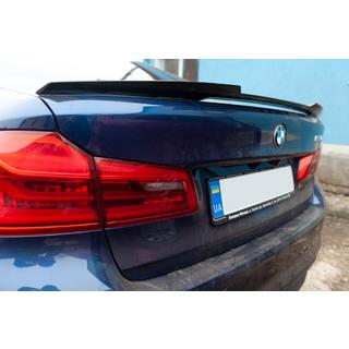 Spojler M4-Style (čierny vysoký lesk) BMW 5. rad G30/G31 2017–2023 fotografia 1