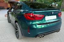 BMW X6 F16 2014–2019 Spojler DPT (lesklá čierna) fotografia 3