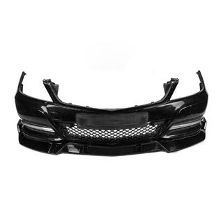 Lip spojler predného nárazníka DPT V1 (2011-2015, čierny lesklý) Mercedes trieda C W204 2007–2015 fotografia 4