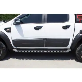 Bočné prahy Dakar V1 bez LED (2019+, 2 ks, kov) fotografia 4