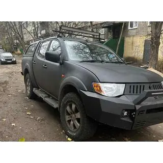 Bočné prahy Dakar V2 s LED (2019+, 2 ks, kov) fotografia 3