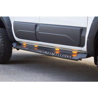 Bočné nášľapy Dakar V1 s LED (2019+, 2 ks, kov) Mitsubishi L200 2015–2024 fotografia 4