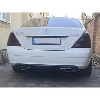 Univerzálny zadný difúzor DPT Sport V-1 (sivý + čierny matný) fotografia 2