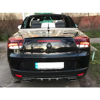 Univerzálny zadný difúzor DPT Sport V-1 (sivý + čierny matný) fotografia 3