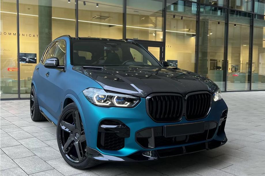 BMW X5 G05 2019–2026 Kované disky s karbónovými vložkami R20/R21/R22 (LT-Designs, 4 ks) Fotografia 2