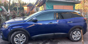 Peugeot 3008 2016–2023 Okenné deflektory (4 ks, DPT) fotografia 3