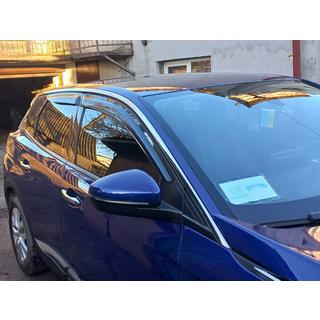 Okenné deflektory (4 ks, DPT) Peugeot 3008 2016–2023 fotografia 1