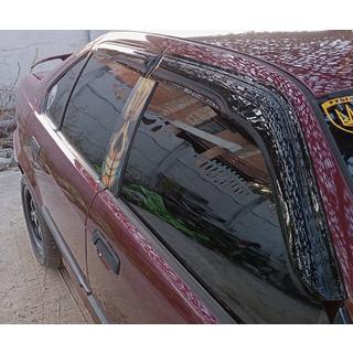 Okenné deflektory (4 ks, DPT) BMW rad 3 E36 1990–2000 fotografia 4