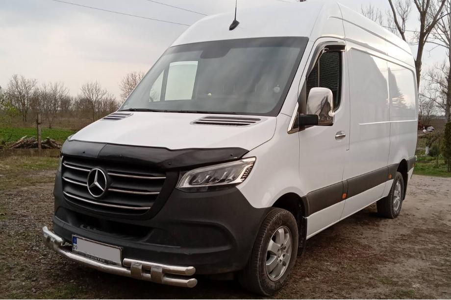 Mercedes Sprinter W907/W910 2018– Predný spodný ochranný oblúk Shark Image