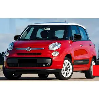 Kryty zrkadiel BMW-Style (pre Fiat 500L, 2 ks) Fiat 500/500L 2013–2022 fotografia 4