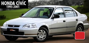 Honda Civic 1995–2001 Kryty zrkadiel BMW-Style (2 ks) fotografia 7