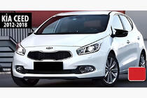 Kia Ceed 2012–2018 Kryty zrkadiel BMW-Style (2 ks) fotografia 6