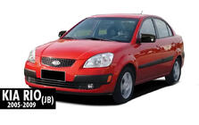 Kia Rio 2005–2011 Kryty zrkadiel BMW-Style (2005-2009, 2 ks) fotografia 4