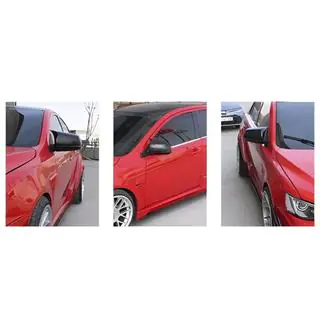 Kryty zrkadiel BMW-Style (2 ks) Mitsubishi Lancer X 2008– fotografia 2