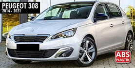 Peugeot 308 2014–2021 Kryty zrkadiel BMW-Style (2 ks) fotografia 5