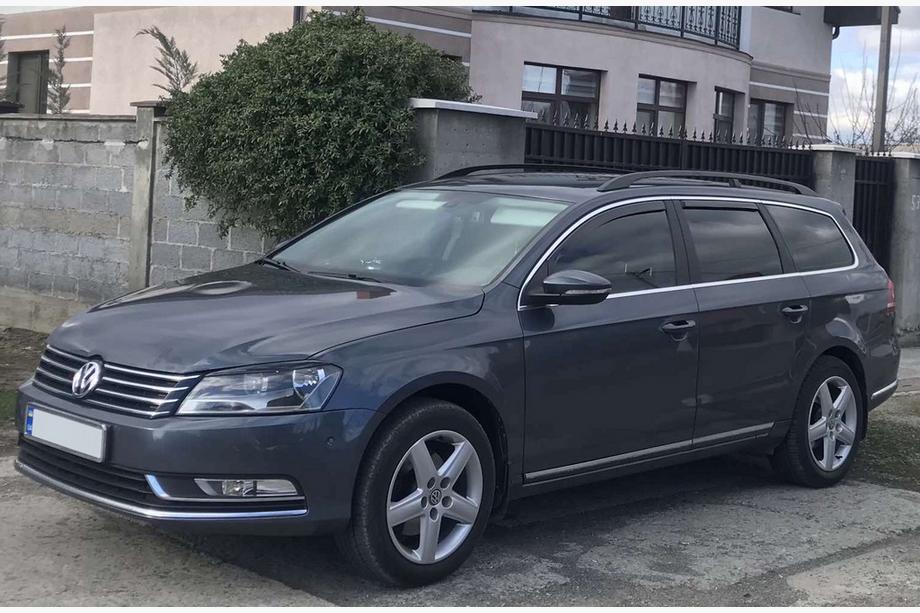 Volkswagen Passat B7 2012–2015 Deflektory okien, vkladacie (SW, 4 ks, Esa) Fotografia 2