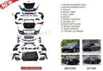 Mercedes S-class W221 2005–2013 Faceliftový kit pre W223 AMG Line fotografia 10