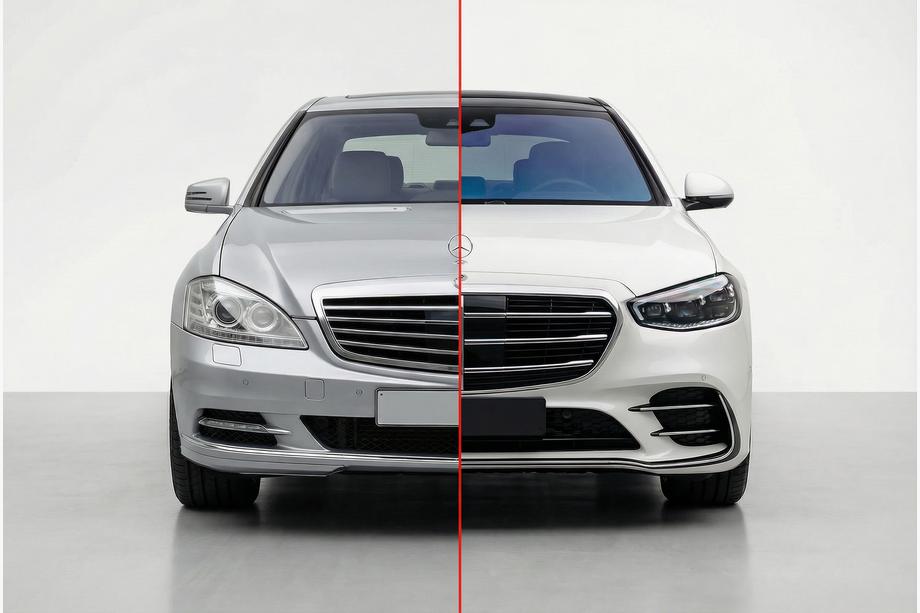 Mercedes S-class W221 2005–2013 Faceliftový kit pre W223 AMG Line Image