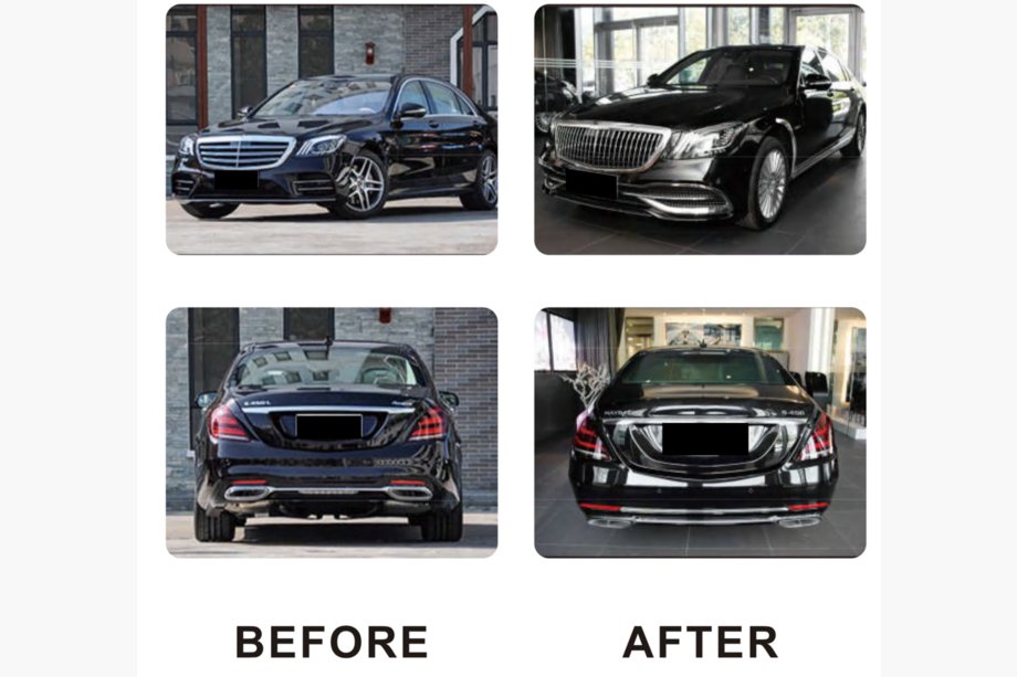 Mercedes S-class W222 2013–2022 Facelift kit pre Maybach (so svetlami) Image