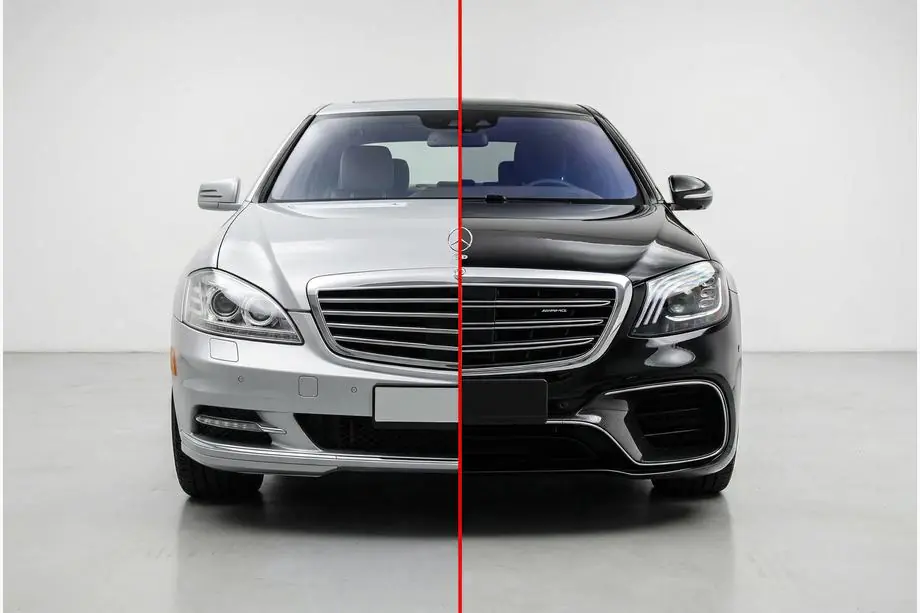 Mercedes S-class W221 2005–2013 Facelift kit pre W222 AMG S63 Image